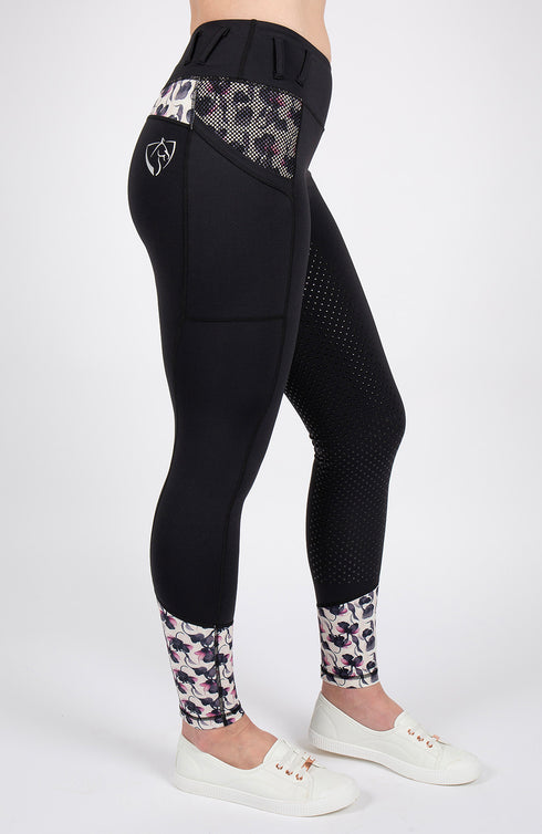 BARE Performance Riding Tights - Violet Noir